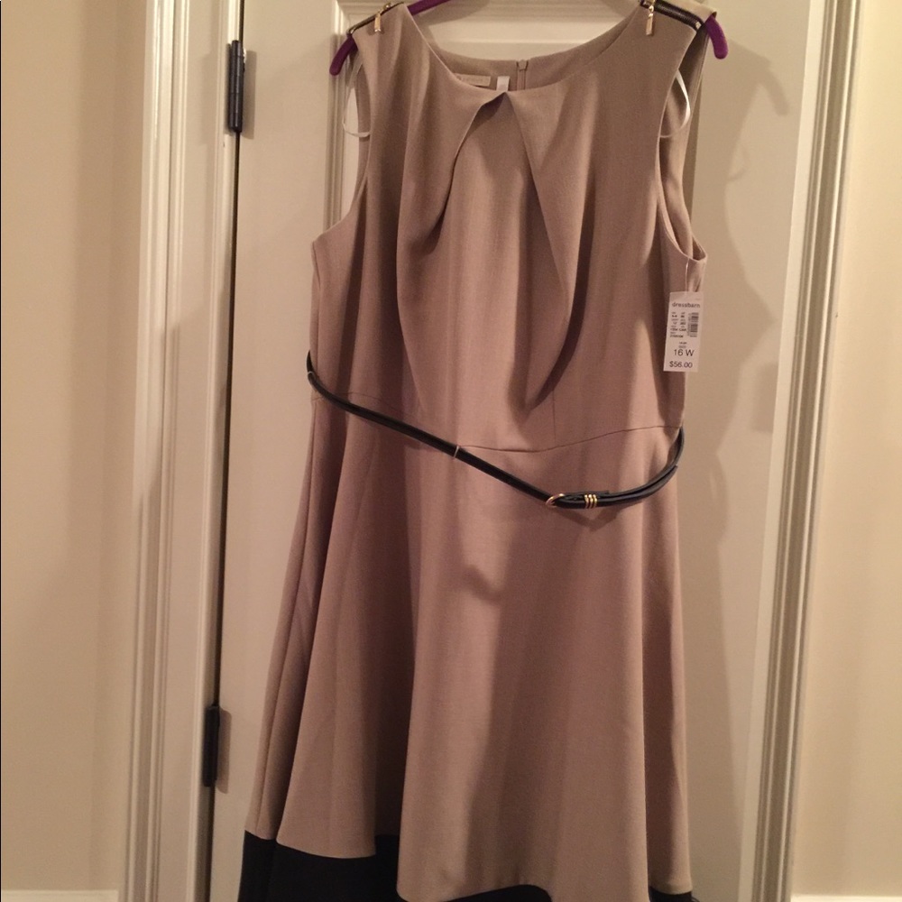 NWT Brown and black Dress Barn Dress
